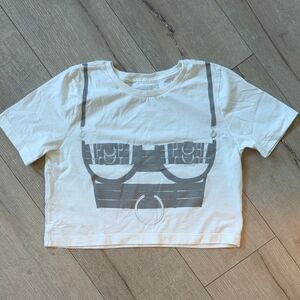 Rolling Halo Harness Crop Baby Tee